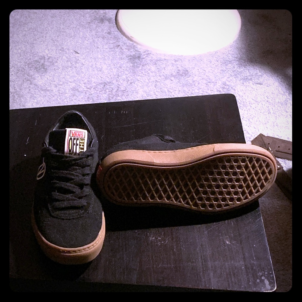 Classic Vans. Black suede.